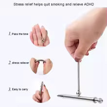 Magnetic Spring Pen. A bendy, magnetic pen built for restless hands and busy brains.