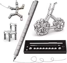 Transformer Magnetic Pen – Premium Shape-Shifting Desk Sculpture. Build it. Break it. Rebuild it.