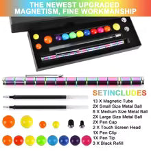 Transformer Magnetic Pen – Premium Shape-Shifting Desk Sculpture. Build it. Break it. Rebuild it.